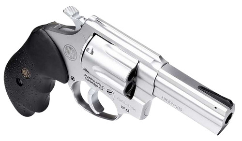 Rossi 2-RM649 RM64 .357 Magnum Revolver with 4-Inch Matte Stainless Barrel and Black Rubber Grips