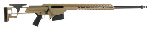 Barrett 18503 MRAD Bolt-Action Rifle in 338 Lapua Magnum with 26-Inch Match Grade Barrel and Fixed FDE Stock