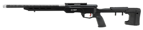 Savage Arms B22 Precision Lite Bolt Action Rifle with 18-Inch Carbon Fiber Wrapped Barrel - 22 WMR, Black MDT Chassis Stock
