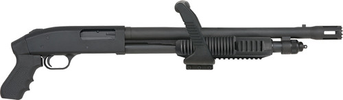 Mossberg 590SP 12 Gauge Pump Action Shotgun with Stand-Off Breacher Barrel and Pistol Grip Stock