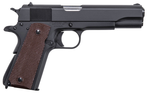 Auto Ordnance 1911BKO9 9mm Luger Semi-Automatic Pistol with 5-inch Stainless Steel Barrel