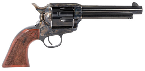 Taylors & Company Smoke Wagon .357 Magnum with 5.50-inch Blued Barrel and Checkered Walnut Grips
