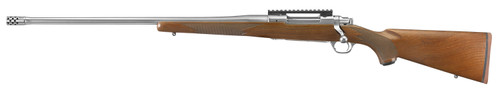 Ruger Hawkeye Hunter Full Size 300 Win Mag Bolt-Action Rifle with 24-Inch Satin Stainless Steel Barrel, Left Hand, Model 57121