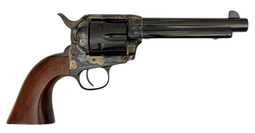 Taylors & Company 551018 1873 Cattleman Uberti 9mm Luger Revolver - 5.50 Inch Blued Steel Frame and Barrel