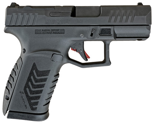 DERYA FIREARMS DY9Z.TR 9mm Luger Subcompact Pistol with Optic-Ready Slide and 15-Round Capacity