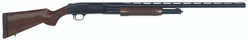 Mossberg 50430 500 Retrograde 12 Gauge Pump Shotgun with 28-Inch Vent Rib Barrel and Fixed Walnut Stock