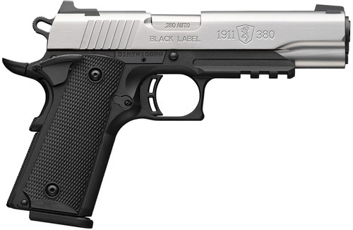 Browning 051120492 1911 Black Label Full-Size 380 ACP Pistol with Stainless Steel Barrel and Matte Black Finish