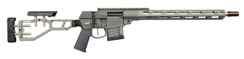 Q LLC Minifix 6mm ARC 16-inch Gray Bolt-Action Rifle with M-Lok Handguard and Folding Stock