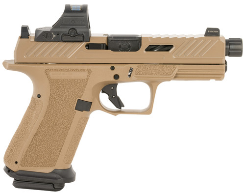 Shadow Systems MR920 ELT 9mm Coyote Tan Striker Fire Pistol with 4.5-inch Barrel and Tritium Night Sights