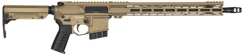 CMMG Resolute MK4 22 ARC Rifle with 16.1-inch Threaded Barrel in Black Nitride and Coyote Tan Cerakote Finish