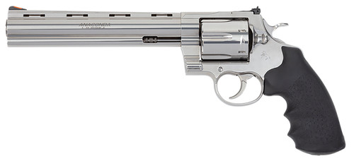 Colt ANACONDASP8RTS .44 Magnum Revolver with 8-Inch Stainless Barrel and Black Hogue Grips
