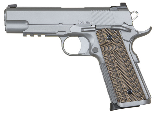 Dan Wesson Specialist Commander 45 ACP 4.25-inch Stainless Steel Pistol, 8-Round Capacity