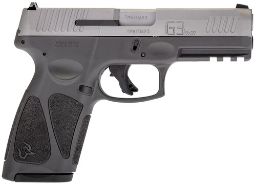 Taurus G3 9mm Full-Size Pistol with 4-Inch Matte Stainless Steel Barrel and Polymer Frame