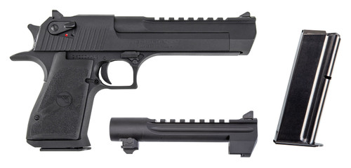 Magnum Research Desert Eagle Mark XIX .50 AE with 6-Inch Barrel  Black Polymer Grips and Fixed Combat Sights