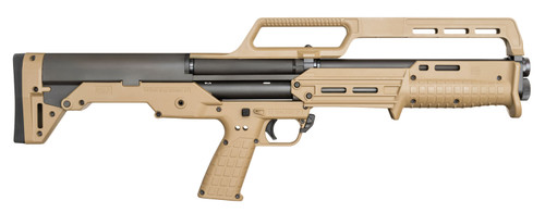 Kel-Tec KS7TAN 12 Gauge Pump Shotgun with 18.5-inch Barrel, Tan Synthetic Stock, and Ambidextrous Design