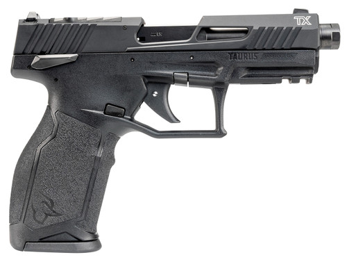 Taurus 1-2TX22P141-5X10 22LR 4.1-inch SAO Pistol with Ergonomic Grips and Optic Ready Slide