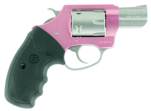 Charter Arms 52330 Pink Lady Small Frame .22 WMR Revolver with Stainless Steel Finish and Pink Cerakote Aluminum Frame