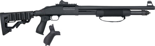 Mossberg 50696 SPX Tactical Pump-Action 12 Gauge Shotgun with 18.5-inch Barrel and FLEX 6-Position Stock