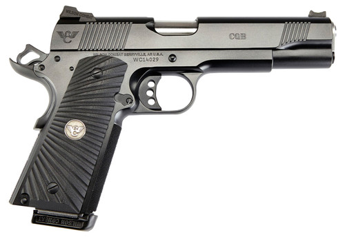 Wilson Combat CQBEFS9 CQB Elite 9mm Luger 5-inch Match Grade Pistol with Black Carbon Steel Slide and G10 Grips