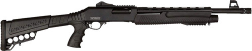 Breda/Dickinson XX3D Commando 12 Gauge Pump Shotgun with 18.5-Inch Vent Rib Barrel and Pistol Grip