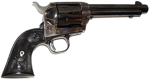 Colt Mfg P1650 Single Action Army .357 Magnum Revolver with 5.5-Inch Blued Barrel and Color Case Hardened Frame