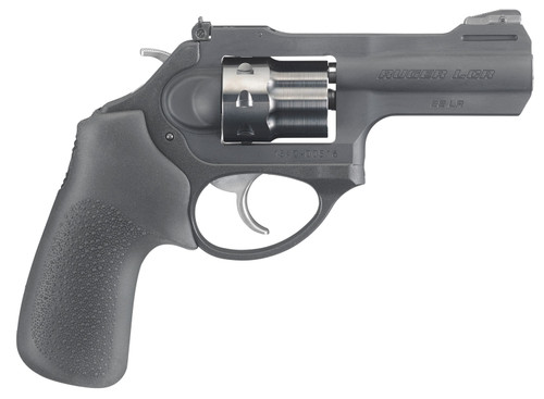 Ruger LCRx .22 LR Revolver with 3-Inch Matte Black Barrel and Hogue Tamer Monogrip - Part #5435