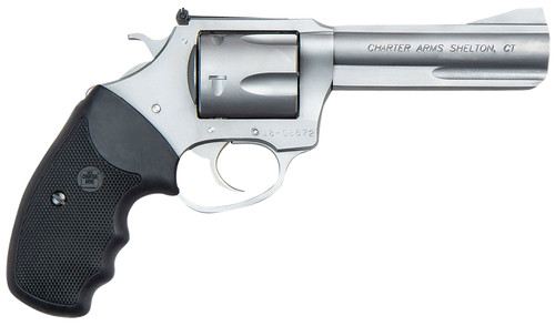 Charter Arms Professional VI Extra Large .357 Magnum Revolver with 4.2-Inch Matte Stainless Steel Barrel and Wood Grips