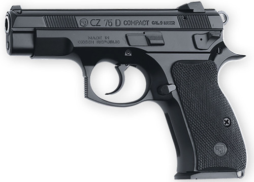 CZ 91194 CZ75 D PCR 9mm Luger Compact Pistol with 3.75-Inch Barrel and 14+1 Capacity