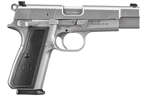 FN High Power 9mm Stainless Semi-Auto Pistol with 10+1 Capacity