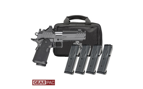 Springfield Armory 1911 DS Prodigy AOS Compact 9mm Semi-Auto Pistol with Green Dot Optic and Black Cerakote Finish