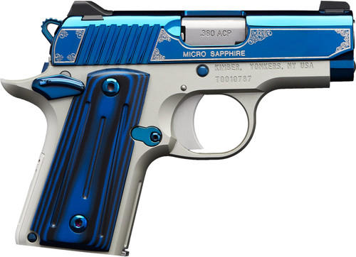 Kimber Micro Sapphire 380 ACP Semi-Auto Pistol with 7+1 Capacity and Tritium Night Sights