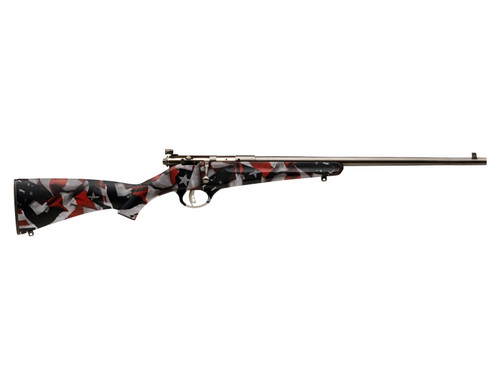 Savage Arms Rascal .22 LR Bolt Action Rifle with Synthetic American Flag Stock