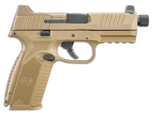 FN 509 Tactical 9mm Semi-Auto Pistol with Flat Dark Earth Finish and Night Sights 66-100383