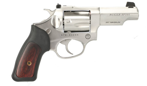 Ruger SP101 .357 Magnum / .38 Special Revolver with Brushed Stainless Steel Finish