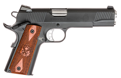 Springfield Armory Loaded Parkerized 1911 .45 ACP Semi-Auto Pistol with Fixed Night Sights