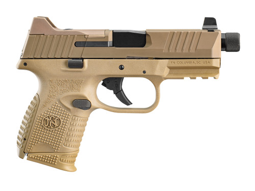 FN 509 Compact Tactical 9mm Semi-Auto Pistol in Flat Dark Earth with Night Sights
