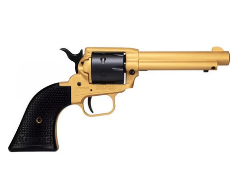 Heritage Manufacturing Rough Rider Small Bore .22 LR Revolver with Gold Cerakote Finish and 6-Round Capacity