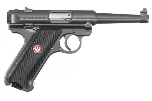 Ruger MKIV Standard 22LR Semi-Auto Pistol with 10-Round Magazines and Blue Finish