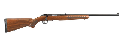 Ruger American Rifle .22 LR with Checkered Wooden Stock and Fiber Optic Sights