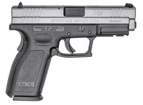 Springfield Armory XD Service 9mm Semi-Auto Pistol with Stainless Finish and Polymer Grip