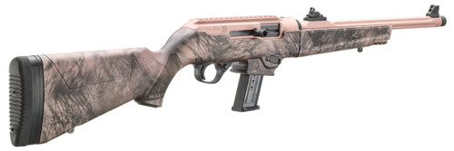 Ruger PC Carbine 9mm Rose Gold Cerakote with Adjustable Sights and Synthetic Stock