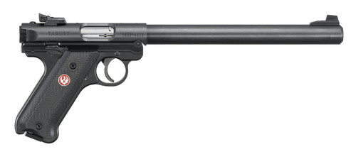 Ruger MKIV Target .22 LR Semi-Auto Pistol with 10+1 Capacity and Blued Finish