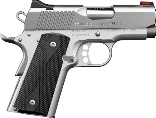 Kimber Stainless Ultra Carry II 45 ACP Semi-Auto Pistol with Satin Silver Finish