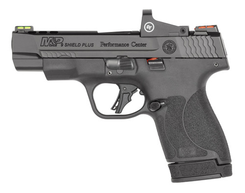 Smith & Wesson M&P9 Shield Plus PC 9mm Semi-Auto Pistol with Red/Green Fiber Optic Sights