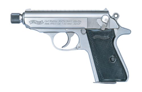 Walther Arms PPK/S SD 32 ACP Semi-Auto Pistol with Stainless Finish and 7-Round Magazines
