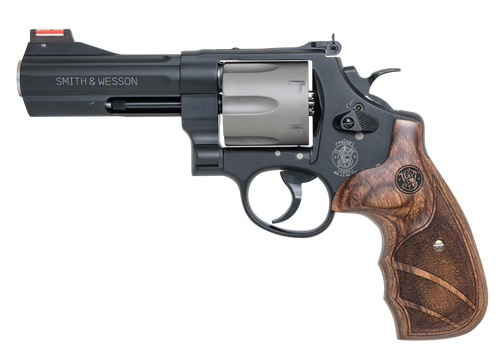 Smith & Wesson 329PD Revolver with Matte Black Finish and Light Gathering HI-VIZ Red Dot Sights