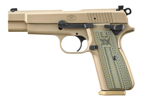 FN High Power 9mm Semi-Auto Pistol with Flat Dark Earth Finish and 17+1 Capacity 66-102107