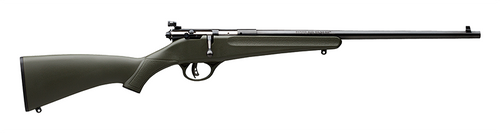 Savage Arms Rascal 22LR Single-Shot Rifle with Green Synthetic Stock