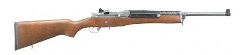 Ruger Mini-14 Ranch 223 Rem / 5.56 NATO Stainless Steel Rifle with Wood Stock and Peep Sights