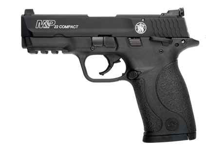 Smith & Wesson M&P22 Compact 22 LR Semi-Auto Pistol with Adjustable Sights and Dual Magazines